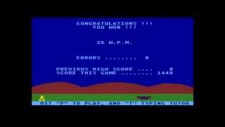 Typing Tutor  Word Invaders for the Atari 8bit family [upl. by Leavelle]