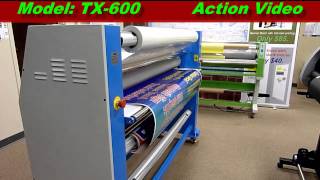 ustech master tx600 cold laminator with heat assist [upl. by Elehcar]