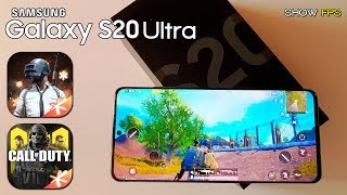 Samsung Galaxy S20 Ultra 120 Hz  Pubg Mobile Call of Duty Mobile Gaming Test Show FPS [upl. by Kalina]