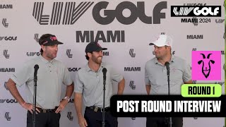 POSTROUND INTERVIEW RangeGoats Giving Away Literal Goats  LIV Golf Miami [upl. by Cointon]