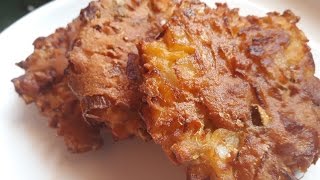 PYAZI pyaj ke pakode at home [upl. by Aliuqehs300]