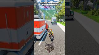 Chance of survival with different vehicles beamng beamngdrive game gameplay gaming beamngcrash [upl. by Elocaj6]