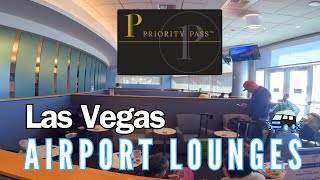 Priority Pass Airport Lounge Access at Las Vegas International Airport Food Drinks and Directions [upl. by Hsirehc]