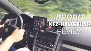 Brodit iPad mini KFZHalterung Test  Review Deutsch [upl. by Nahpets870]