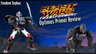 Transformers Beast Wars Again Optimus Primal Review [upl. by Llenwad]