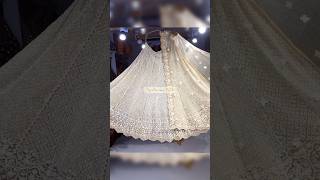 2024 VIRAL White Work GOLD Handwork BRIDAL Lehenga by Madhur Milan at Chandni Chowk Riantas Replica [upl. by Naldo]