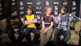 NaviMarkeloff and FnaticCarn interview after Navi vs Fnatic semifinal match  IEM CS [upl. by Eidnahs]