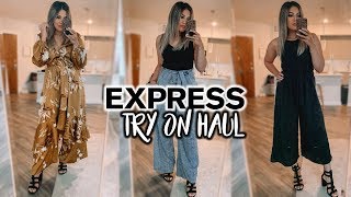 EXPRESS SUMMER 2019 TRY ON HAUL feat Rocky Barnes Collection [upl. by Schulein167]