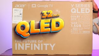 Acer V Series 4K Ultra HD Smart QLED Google TV  Acer TV India  AR50GR2851VQD  Acer 50inch QLED Tv [upl. by Adihsar968]