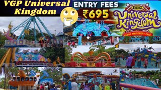 VGP Universal Kingdom  Entry Ticket  Water Rides 🌊 amp Dry Rides  VGP Theme Park in Chennai [upl. by Naxela]