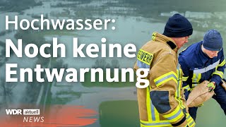 Hochwasser in NRW und Niedersachsen Mehr Regen erwartet  WDR Aktuelle Stunde [upl. by Howenstein]