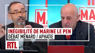 Inéligibilité de Marine Le Pen  quotFaisons confiance aux jugesquot Débat AphatieMénard [upl. by Nohtan]