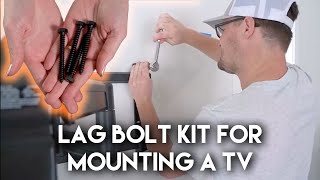 The Ultimate Lag Bolt Kit for Secure TV Mounting [upl. by Noimad338]