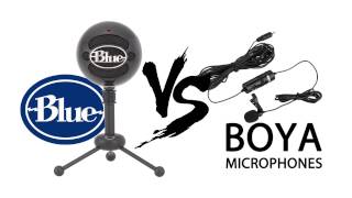 Blue Ice Mic vs Boya Lavalier BYM1 vs Laptop Mic [upl. by Imef]