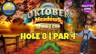 Master QRFR Hole 8  Par 4 EAGLE  Oktober Meadows 9hole cup Golf Clash Guide [upl. by Eliot90]