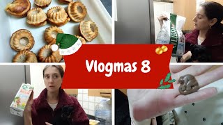 Vlogmas 8 🤩 COMPRA CARREFOUR 🛒 Magdalenas de plátano 🧁 [upl. by Collier66]