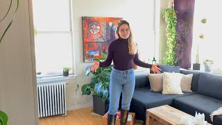 See How One Woman Makes the Most of Her 280SquareFoot Apartment Space In New York City [upl. by Kelton]