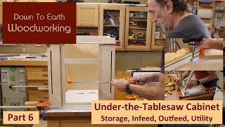 Under Table Saw Storage Cabinet Part 6 [upl. by Fey192]