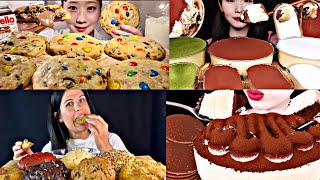 BEST EATING COOKIETIRAMISU ASMR ONLYBITES eatingsounds tiramisu cookies complication [upl. by Sivlek]