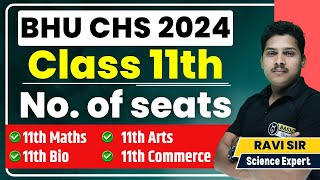 CHS Class 11 Number of seats for Boys amp Girls  CHS class 11 entrance exam 2024  BHU CHS 2024 [upl. by Pellikka92]