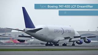 First visit of Dreamlifter cargo freighter at HKIA [upl. by Yeslaehc]