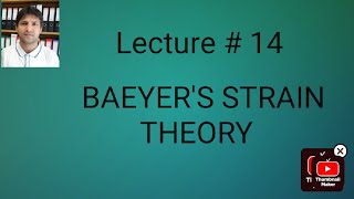 STEREOCHEMISTRY BAEYERS STRAIN THEORY [upl. by Eilerua892]