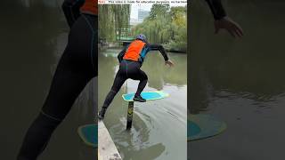 China Man Water Training 🕺shortsfeed [upl. by Airakaz]