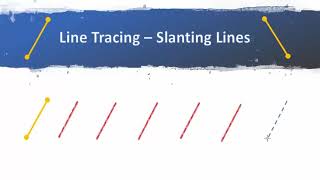 Line Tracing  Slanting Lines [upl. by Yanaton241]