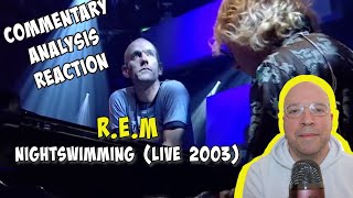 REM  Nightswimming  JOOLS HOLLAND SHOW LIVE PERFORMANCE 2003 COMMENTARYANALYSISREACTION [upl. by Alys925]