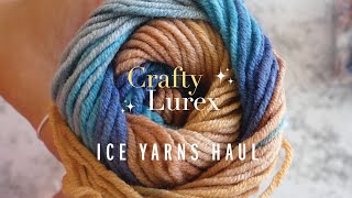 75 kg165 lbs Ice Yarns Haul  Amazing Colors [upl. by Schlosser]