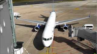 Condor Boeing 757 taxiing to gate [upl. by Weiner401]