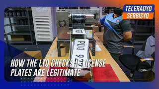 How the LTO checks if license plates are legitimate [upl. by Thant250]