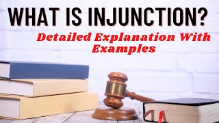 Injunction  With Examples [upl. by Siroval]