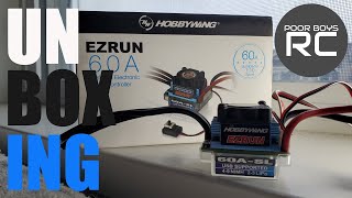 Hobbywing EZRUN 60A ESC Unboxing [upl. by Jillian504]