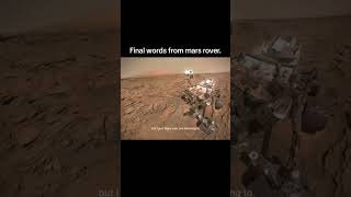 Final words from Mars rover [upl. by Yro]