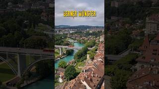 Overlooking at beautiful Bern city from above  Switzerland 🇨🇭 [upl. by Yelrahc]