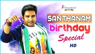 Santhanam Comedy Scenes  Birthday Special Comedy Jukebox  Rajinikanth  Arya  Simbu  Udhayanidhi [upl. by Ttirrem357]