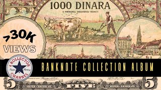 🏁 BANKNOTE COLLECTION World Paper Money Album banknotes banknotescollection banknotesoftheworld [upl. by Aihseya]