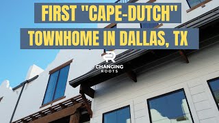 Touring the First quotCape Dutchquot ThreeStory Townhome in Dallas TX [upl. by Berfield]