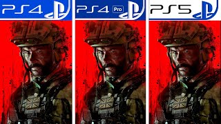 Call of Duty Modern Warfare 3  PS4  PS4 Pro  PS5  Graphics Comparison Beta  Analista De Bits [upl. by Gardy37]