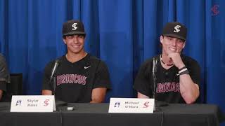 202223 Baseball  NCAA Baseball Fayetteville Regional Opening Press Conference [upl. by Enamrej]