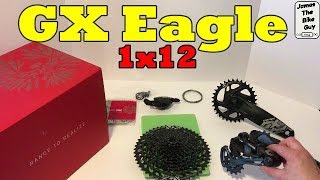 Unboxing The Brand New SRAM GX Eagle Drivetrain 1x 12 Speed Review [upl. by Maridel]