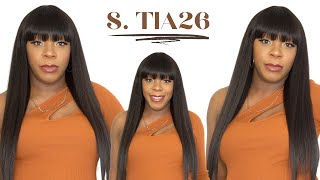 Motown Tress Synthetic Hair Seduction Wig  S TIA26 WIGTYPESCOM [upl. by Lunna827]