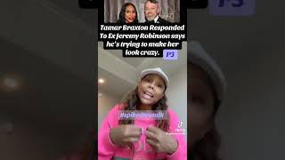 TAMAR BRAXTON RESPONDS TO HER EX music [upl. by Ical198]