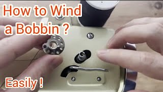 How to wind a bobbin on a sewing machine [upl. by Rider]