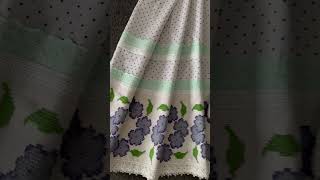 Dawoodi bohra rida crosstitch polkadot handmadedesign islmafashion [upl. by Eivlys]