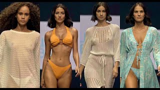 MELISSA ODABASH SWIMWEAR BEACHWEAR SS24 Gran Canaria Swim Fashion Week in 4K [upl. by Delphine]