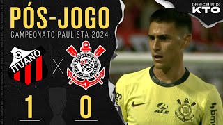 ITUANO 1x0 CORINTHIANS 🔴 PÓSJOGO ZONA MISTA e COLETIVA  2ª RODADA  CAMPEONATO PAULISTA 2024 [upl. by Innor]