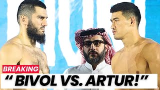 Intense Showdown Dmitry Bivol vs Artur Beterbiev  Full Heated FaceOff [upl. by Ahsekam]