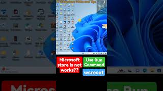 Use Run Command quot wsresetquot solve your download error from Microsoft store windows error [upl. by Cirdek166]